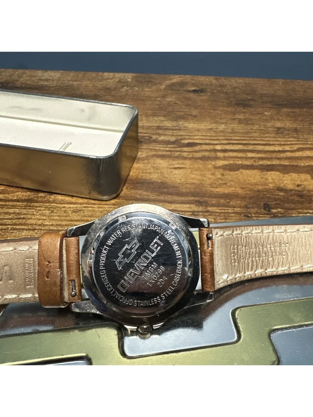 Chevrolet TMGM /TX0298/ 204 Wrist Watch Leather Band